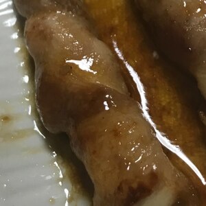 お豆腐で豚バラ巻き巻き～♪